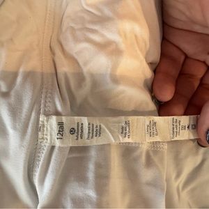 Lululemon white tennis skirt size 12 long